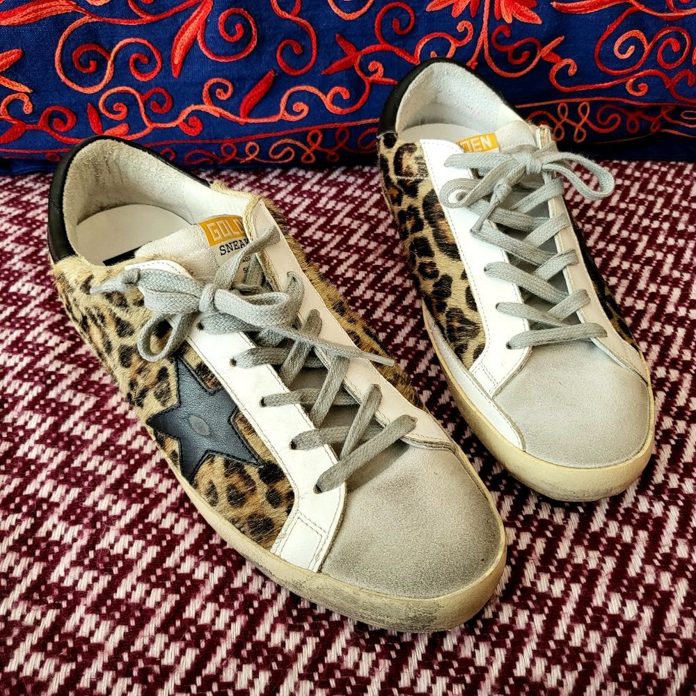 Golden Goose Super Star leopard